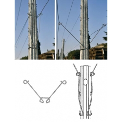 MOLLA APRIFILO AISI 302 LUCIDO PER PALO 50X41 